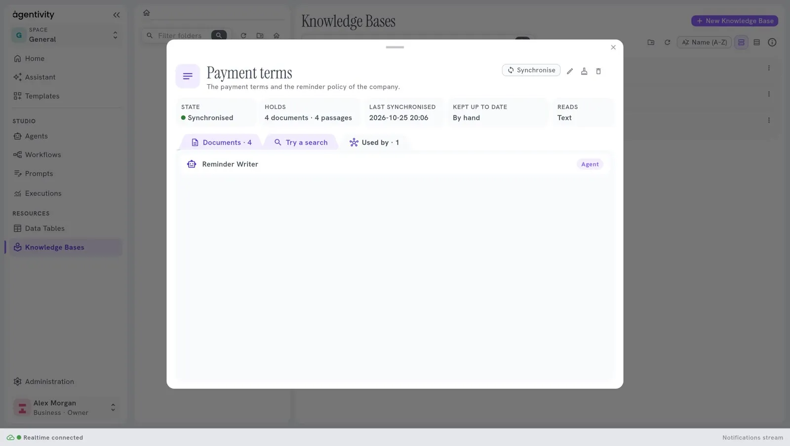 The tab Used by of the base Payment terms.